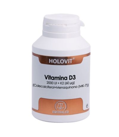 Holovit Vitamina D3 2000UI  K2 60Mg 180caps Equisalud