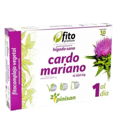 Fitopremium Cardo Mariano Vegan SinGluten 30caps Pinisan