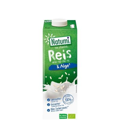 Bebida Vegetal de Arroz y Algas Bio 8 x1L Natumi