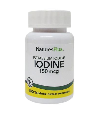 Iodine Yoduro Potasico 100comp Natures Plus