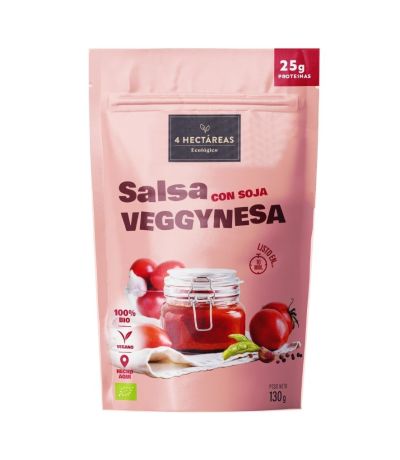 Salsa con Soja Veggynesa Eco 130g 4 hectareas
