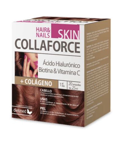 Collaforce Skin Hair  Nails 20 ampollas Dietmed
