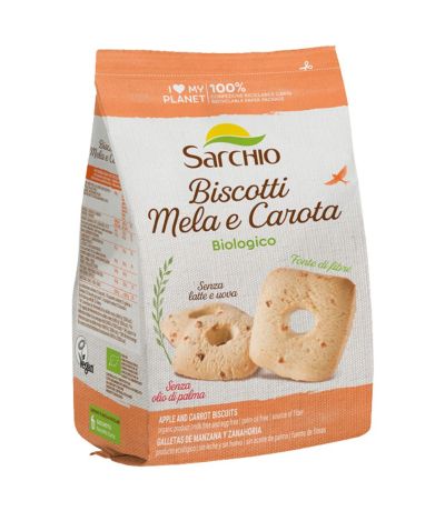 Galletas Manzana Zanahoria Vegan Eco 250g Sarchio