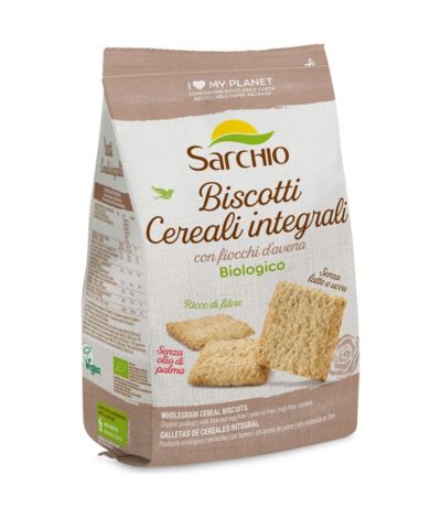 Galletas Cereales Integrales Vegan Eco 250g Sarchio