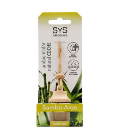 Ambientador Natural Coche Bambu Aloe 7ml Sys Aromas