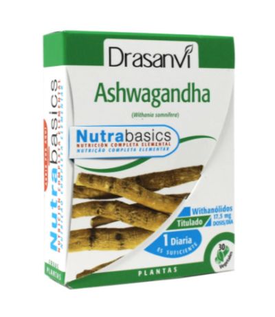 Ashwagandha Nutrabasics 30caps Drasanvi