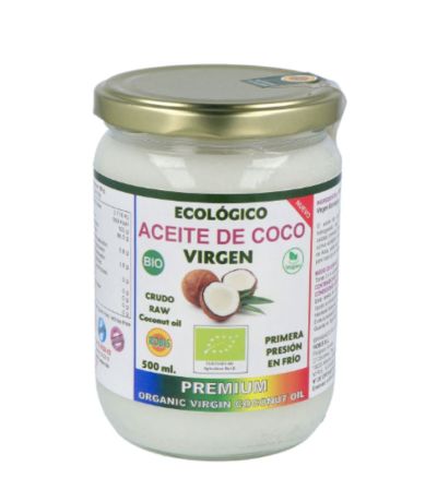 Aceite de Coco Virgen SinGluten Eco 500ml Robis