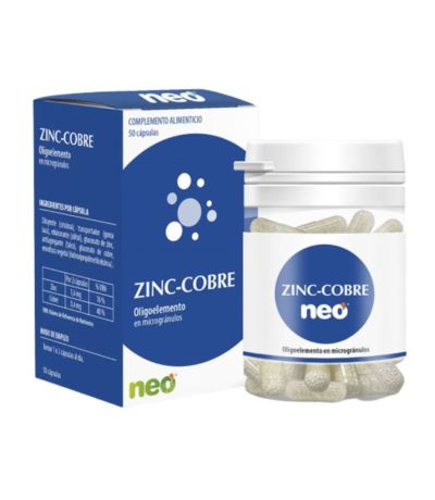 Microgranulos Zinc Cobre 50caps Neo