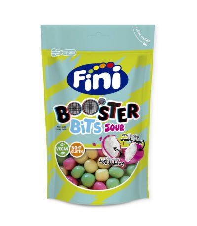 Booster Bits Sour Masticable Vegan SinGluten 165g Fini