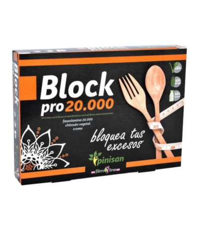 Block Pro 20000 SinGluten Vegan 30caps Pinisan