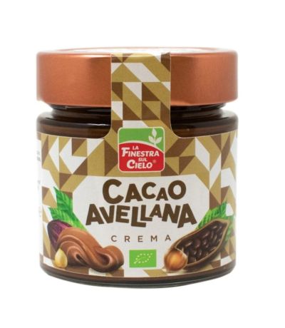 Crema de cacao y avellanas SinGluten Vegan 200g La Finestra Sul Cielo