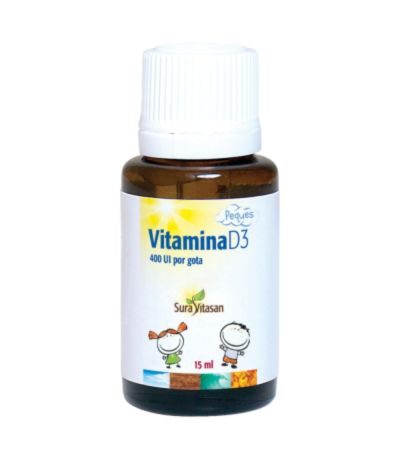 Vitamina D3 Peques 400UI 15ml Sura Vitasan