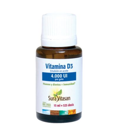 Vitamina D3 4000UI 15ml Sura Vitasan