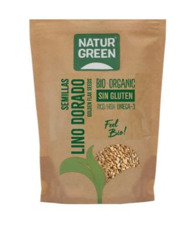 Semillas de Lino Dorado SinGluten Bio Vegan 500g Natur Green