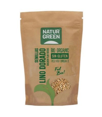 Semillas de Lino Dorado SinGluten Bio Vegan 250g Natur-Green