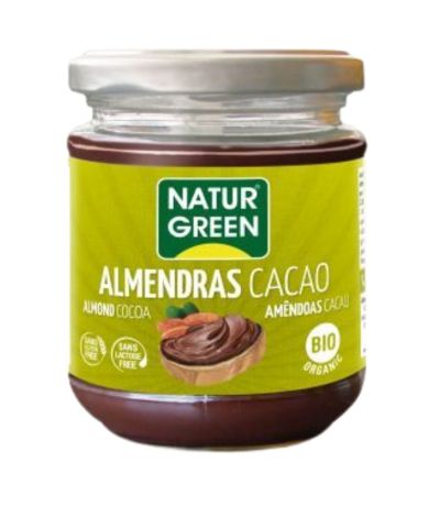 Crema de Cacao y Almendras SinGluten Bio 200g Natur-Green