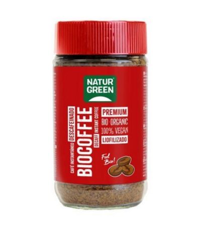 Biocoffe descafeinado Soluble Vegan Bio 100g Natur-Green