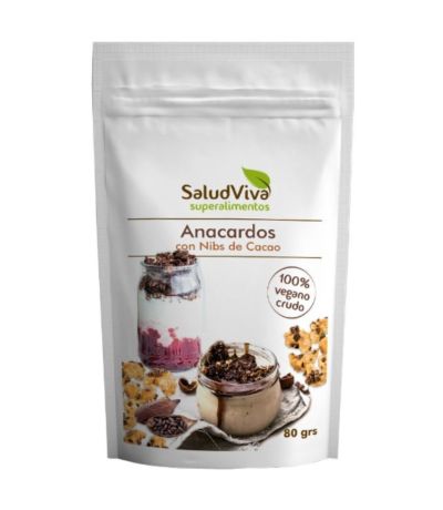 Anacardos Nibs Cacao Eco 80g Salud Viva