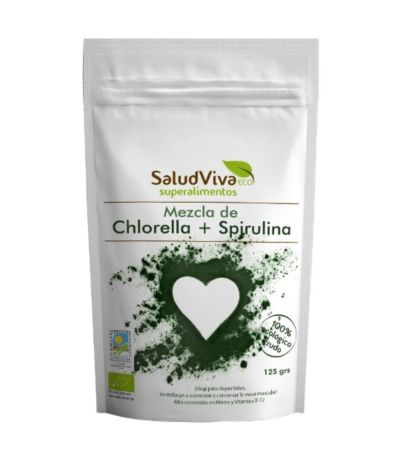 Mezcla de Chlorella y Espirulina Eco 125g Salud Viva