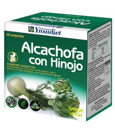 Alcachofa Hinojo 20 Viales Ynsadiet