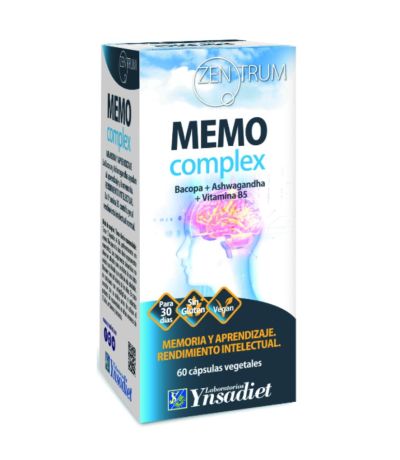Memocomplex Zentrum SinGluten Vegan 60caps Ynsadiet