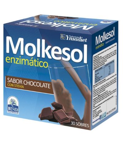 Molkesol Enzimatico Sabor Chocolate 30 Sobres Ynsadiet