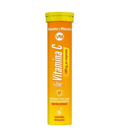 Vitamina-CZinc Efervescente 1000Mg 20comp Ynsadiet