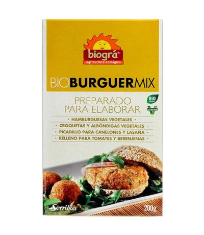 BioBurguer Mix Bio Vegan 200g Biogra