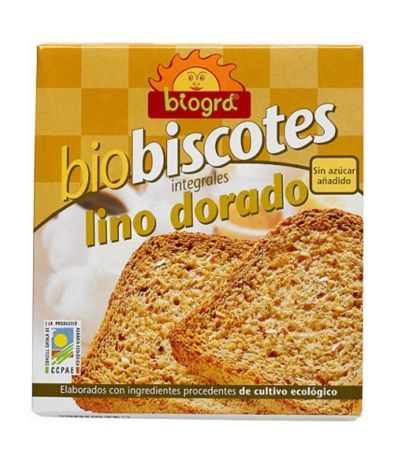 Biscotes de Lino Dorado Eco 270g Biogra