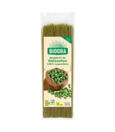 Espagueti de Guisantes Vegan Bio 250g Biogra