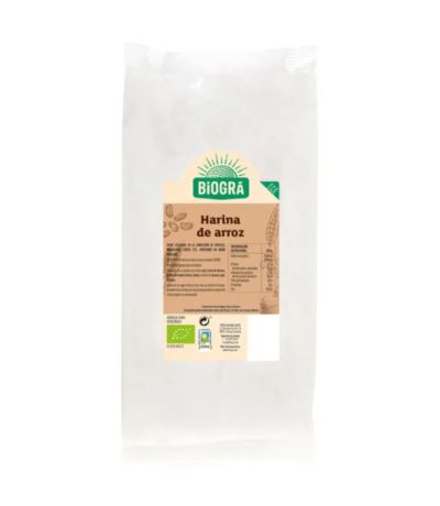 Harina de Arroz Eco Vegan 500g Biogra
