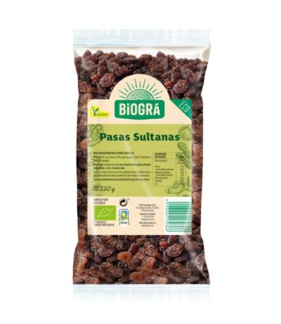 Pasas Sultanas Bio Vegan 250g Biogra