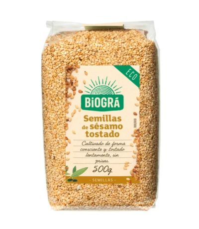 Semillas de Sesamo Tostado Bio 500g Biogra