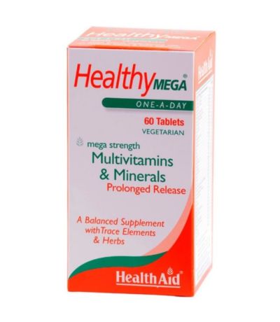 Healthy Mega Multivitaminas y Minerales 60caps Health Aid