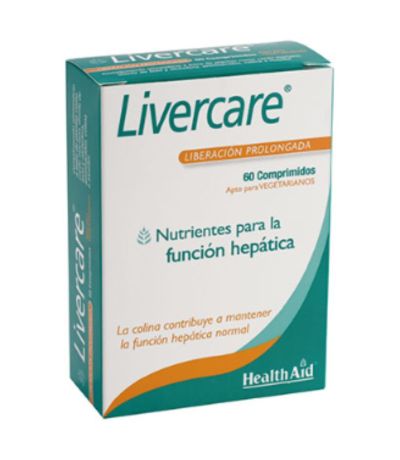 Livercare Salud Higado SinGluten 60comp Health Aid