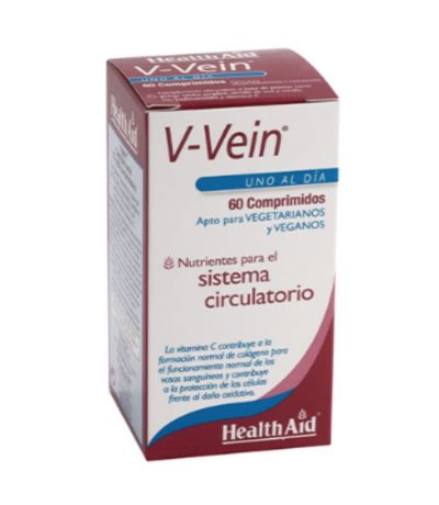 V Vein SinGluten Vegan 60comp Health Aid
