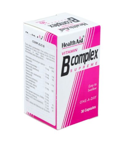 Vitamin B-Complex Suprem 30caps Health Aid