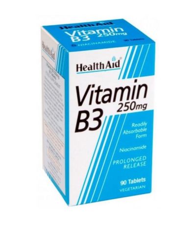 Vitamina B3 Niacinamida 250mg 90comp Health Aid