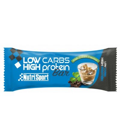 Barritas Low Carbs High Protein Irish Cream 16uds Nutri-Sport