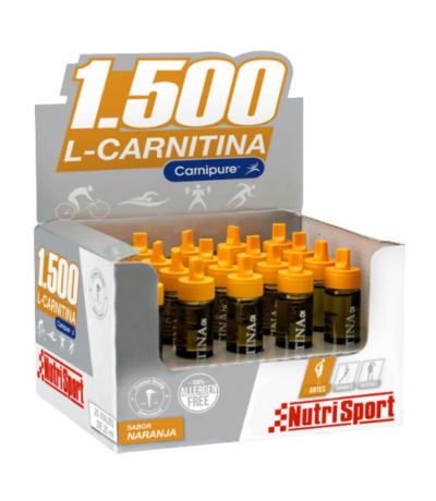 L-Carnitina 1500Mg Naranja 20 Vialesx25ml Nutri-Sport
