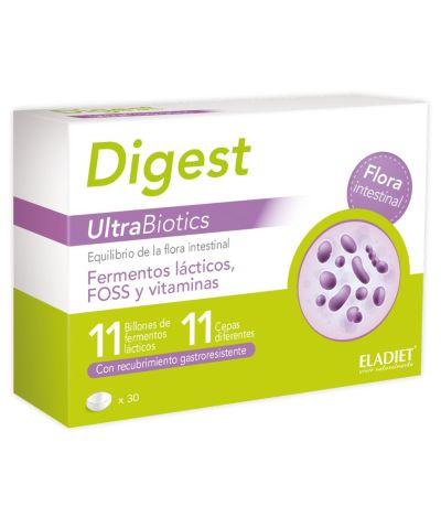 Digest Ultrabiotics SinGluten 30comp Eladiet