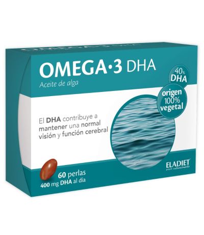 Omega-3 DHA SinGluten 60 Perlas Eladiet