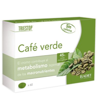 Triestop Cafe Verde SinGluten 60comp Eladiet