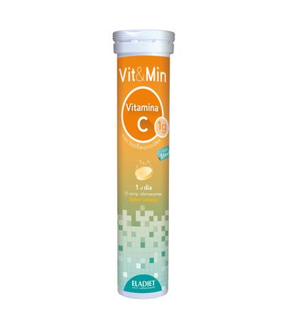 VitMin Vitamina-C Efervescente SinGluten 15comp Eladiet