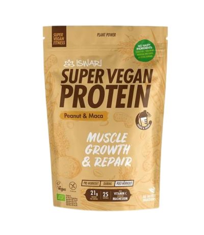 Protein Super Peanut Maca SinGluten Bio Vegan 400g Iswari