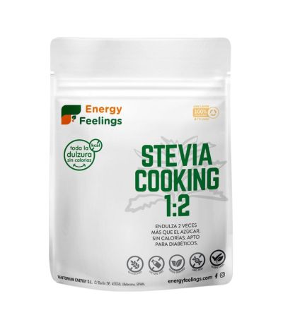 Stevia en Polvo Cooking en Doypack SinGluten Vegan 200g Energy Feelings