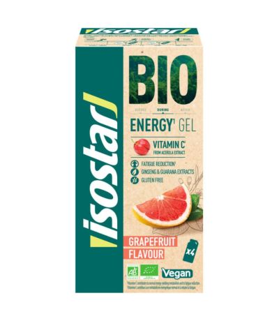 Energy Gel Pomelo Eco Vegan 4 sobres x 25g Isostar