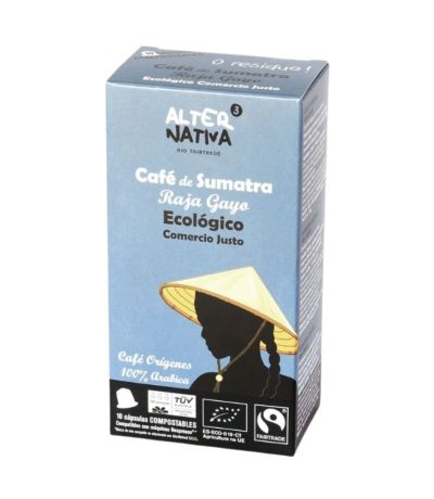 Cafe Sumatra 100 Arabica Eco 10caps Alternativa3