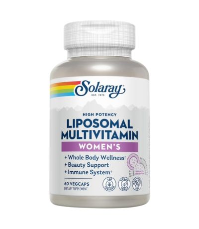 Liposomal Multivitamin Woman´s Vegan Sin Soja 60caps Solaray