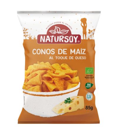 Conos Maiz Queso Eco Bio 85g Natursoy